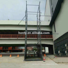 Warehouse crane Guide rail hydraulic lift platform